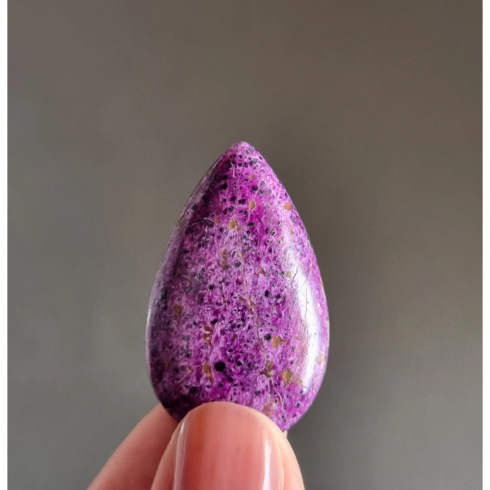 Stichtite Natural Stone Cabochon 36 X 21 X 6 Mm Purple Stichtite  Atlansite Cabochon For Jewelry Pi 0