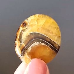 rare high quality simbircite-ammonite with silver pyrite natural stone cabochon 40 x 33 x 7 mm , cabochon for jewelry,