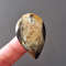 Rare High Quality Simbirciteammonite With Silver Pyrite Natural Stone Cabochon 36 X 23 X 5 Mm  Cabo 0