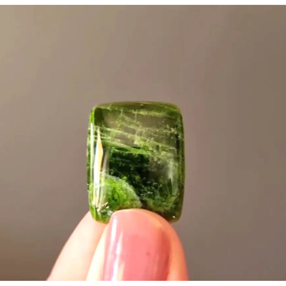 CHROME DIOPSIDE Natural Stone Cabochon 23 X 18 X 6 Mm High Quality Cabochon For Jewelry Making Gree 0
