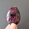 Rare High Quality Purple Eudialyte Natural Stone Cabochon 43 X 32 X 7 Mm  Russian Stone  Eudialyte  0