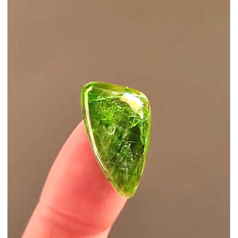 CHROME DIOPSIDE Natural Stone Cabochon 22 X 13 X 6 Mm  High Quality Cabochon For Jewelry Making Gre 0