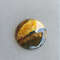 Rare High Quality Simbirciteammonite With Silver Pyrite Natural Stone Cabochon 29 X 7 Mm  Cabochon  0