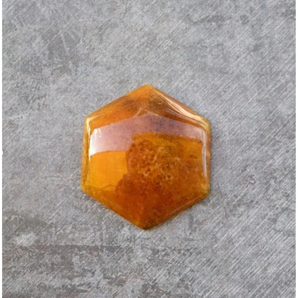Rare Simbircite Natural Stone Cabochon 32 X 32 X 6 Mm  Cabochon For Jewelry Russian Stone Yellow Si 0