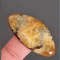 Rare High Quality Simbirciteammonite With Silver Pyrite Natural Stone Cabochon 42 X 21 X 8 Mm  Cabo 0