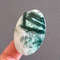 Rare Malachite In Calcite Natural Stone Cabochon 49x 32 X 5 Mm High Quality Cabochon For Jewelry Ma 0
