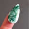 Rare Malachite In Calcite Natural Stone Cabochon 35 X 17 X 4 Mm High Quality Cabochon For Jewelry M 0