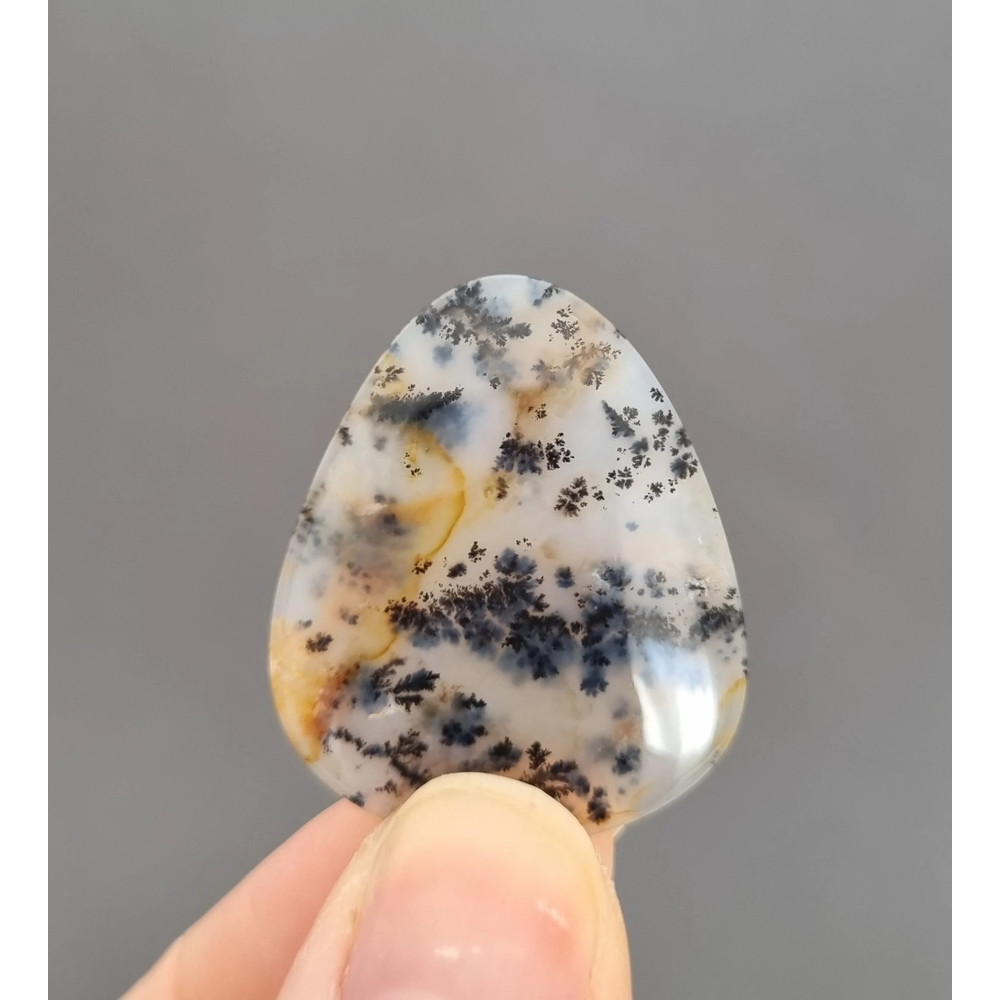 High Quality Dendritic Agate Natural Stone Cabochon 31 X 21 X 3 Mm Natural Dendritic Opal Tree Agat 0