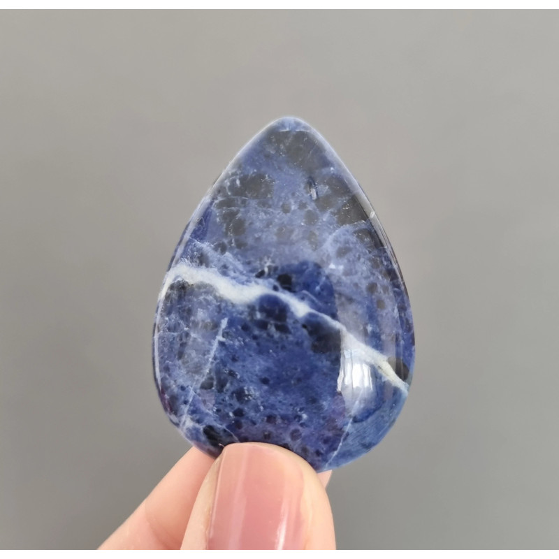 High Quality Sodalite Natural Stone Cabochon 45 X 33 X 6 Mm Cabochon For Jewelry Blue Sodalite Gems 2