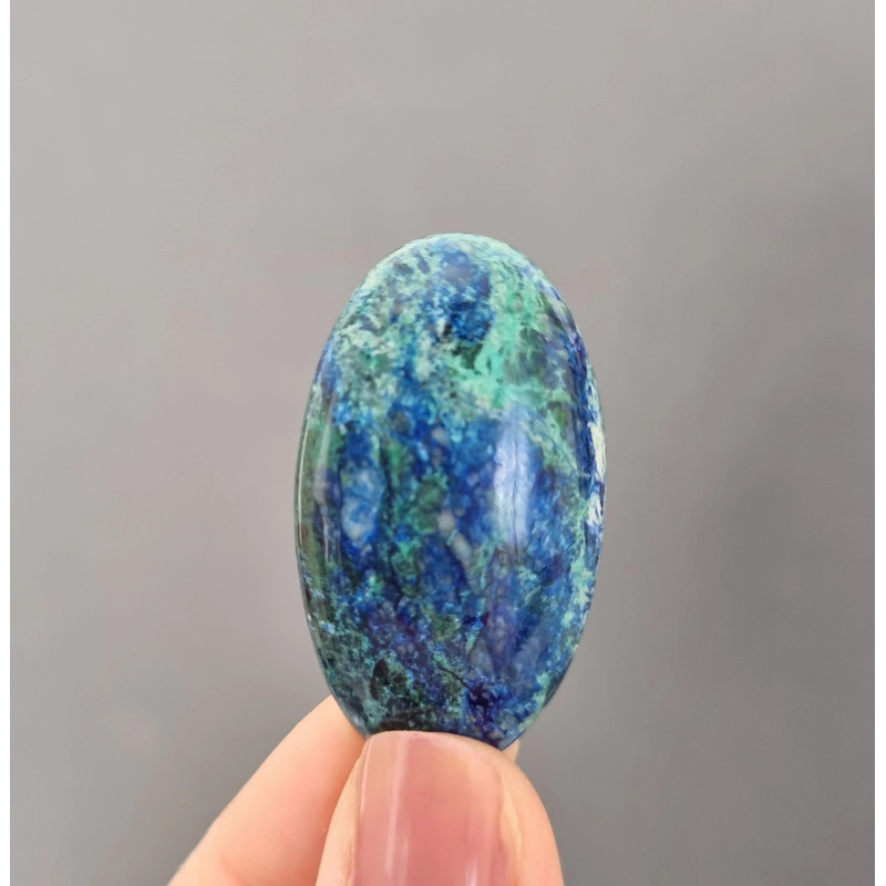 High Quality Azurite Natural Stone Cabochon 39 X 22 X 6 Mm Cabochon For Jewelry Azurite Gemstone Na 0