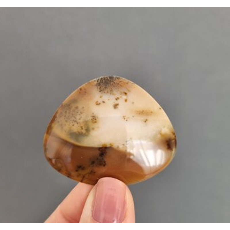 High Quality Dendritic Opal Natural Stone Cabochon 50 X 41 X 5 Mm Natural Dendritic Agate Tree Agat 0