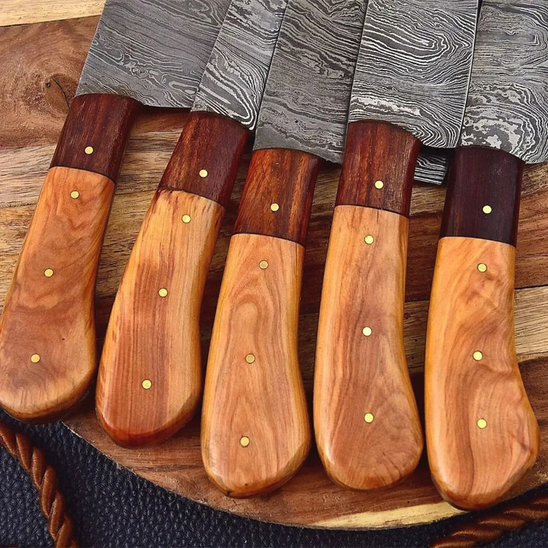 Handmade Damascus Steel Knife Set  Perfect For Every Chef 2