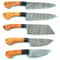 Custom Handmade Damascus Steel Kitchen Knife Set PrecisionCrafted Chef Knives Collection 1