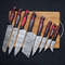 Premium Custom Damascus Steel Kitchen Knife Set  Handmade Chef Knives Collection 0