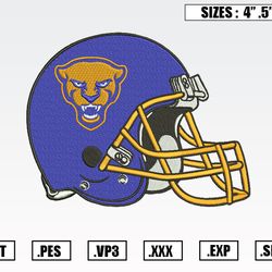 Pittsburgh Panthers Mascot Helmet Embroidery Designs, NFL Embroidery Design File Instant Download