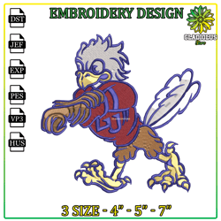 Liberty Flames Mascot Embroidery Designs, NCAA Embroidery Design File PNG, Instant Download