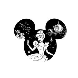 cinderella svg, disney mickey ear svg, disney princess svg, princess svg, princess cinderella svg, disney svg