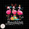 Flamingo Lights Santa Hat Christmas Png, Flamingo Xmas Png, Flamingo Christmas Png.jpg