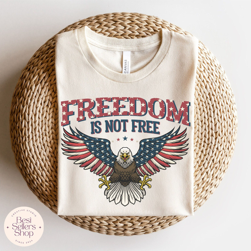 Freedom Is Not Free PNG, Retro America PNG, 4th Of July PNG.jpg