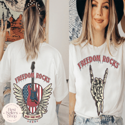 freedom rocks png, 4th of july png, 4th of july sublimation design