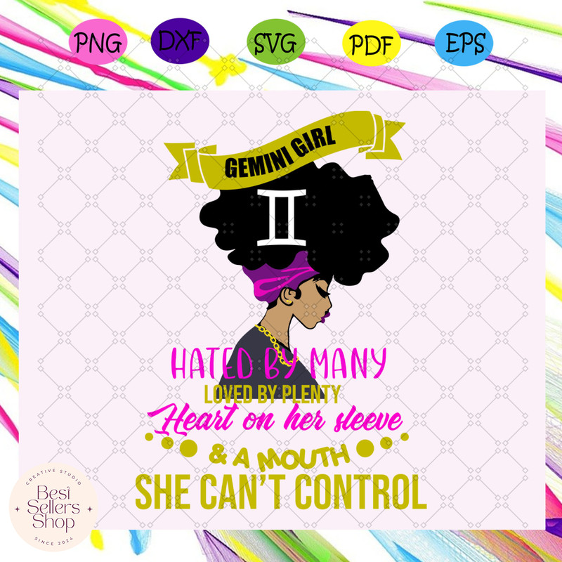 Gemini Girl Svg, Gemini For Girls Svg, Gemini For.jpg