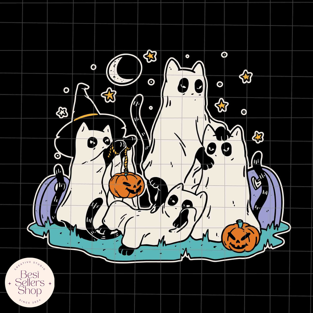Ghost Cat Scary Pumpkin Svg, Cat Witch Halloween Svg, Ghost Cat Halloween Svg, Ghost Cat Witch Hallo.jpg