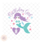 Girls Mermaid svg,svg , Mermaid Birthday svg, Mermaid B.png