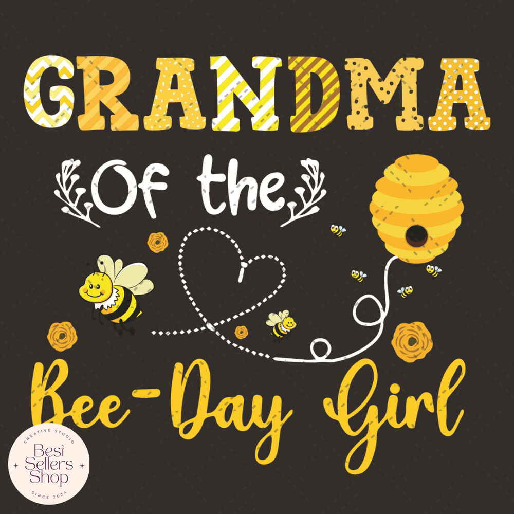 Grandma Of The Bee Day Girl Svg, Birthday Svg, Gra.jpg