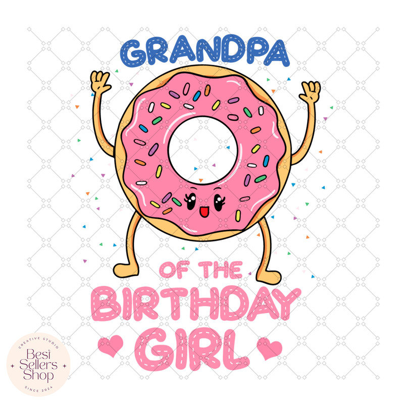 Grandpa Of The Birthday Girl Pink Donut Svg, Birthday S.jpg
