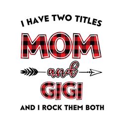 i have two title mom and gigi svg, mom and gigi svg, mom svg, gigi svg, mom gigi svg, mom grandma svg, mother svg, grand