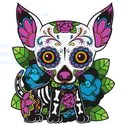 chihuahua sugar skull mexico dog svg, trending svg, chihuahua skull svg, chihuahua svg, chihuahua dog svg, chihuahua sug