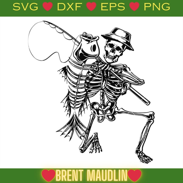 Skeleton Fisherman Svg, Skull Fisherman Svg, Fisherman Svg.jpg