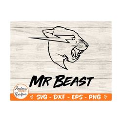 mr beast svg, mr beast png, beast logo, clipart, vector files, digital download
