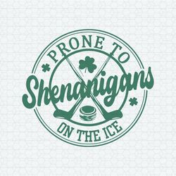 Hockey Prone To Shenanigans On The Ice SVG