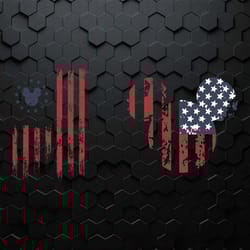 mickey mouse usa flag disney independence day svg