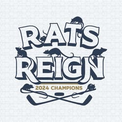 rats reign 2024 champions florida hockey svg