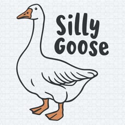 silly goose dump animal svg digital download