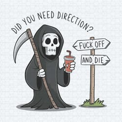 hell need directions sarcastic funny adult humor svg