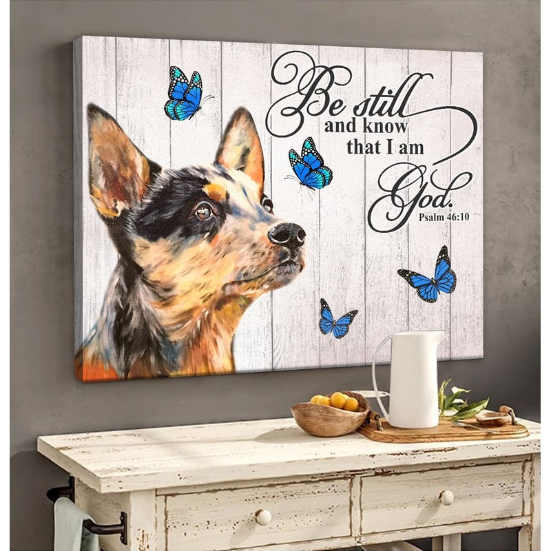 Australian Cattle Matte Canvas - Dog Wall Art Prints - Canvas Wall Art Decor.jpg