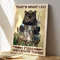 Black Cat - That's What I Do I Fish And I Know Things - Cat Pictures - Cat Canvas Poster - Cat Wall Art - Gifts For Cat Lovers - Furlidays.jpg
