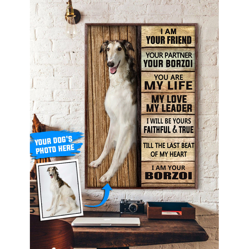Borzoi Personalized Poster & Canvas - Dog Canvas Wall Art - Dog Lovers Gifts For Him Or Her.jpg
