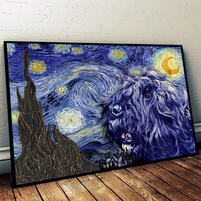 Bouvier Des Flandres Poster & Matte Canvas - Dog Wall Art Prints - Canvas Wall Art Decor.jpg