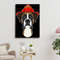 Boxer Canine - Firefighter - Dog Pictures - Dog Canvas Poster - Dog Wall Art - Gifts For Dog Lovers - Furlidays.jpg