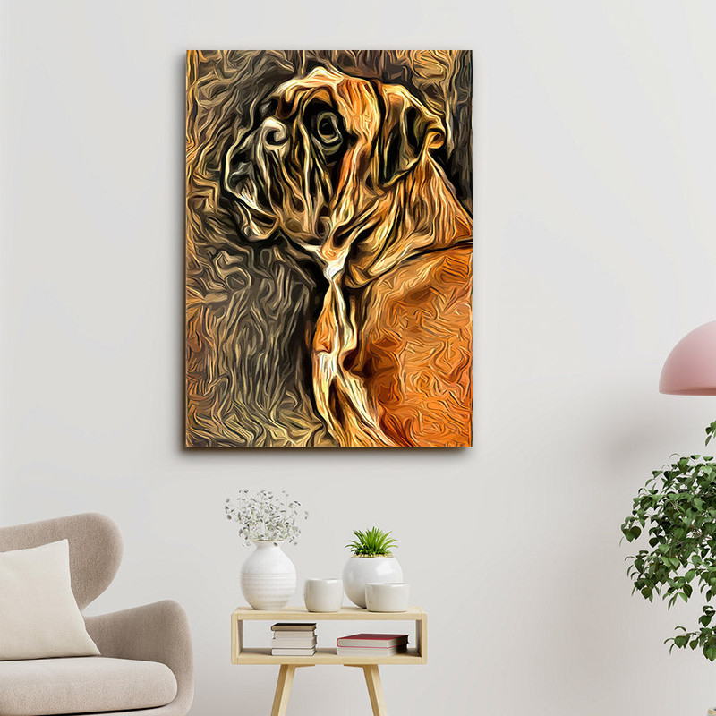 Boxer Dog Vintage Art - Dog Pictures - Dog Canvas Poster - Dog Wall Art - Gifts For Dog Lovers - Furlidays.jpg