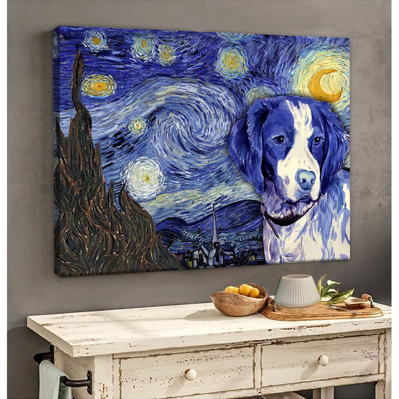 Brittany Spaniel Poster & Matte Canvas - Dog Canvas Art - Poster To Print - Gift For Dog Lovers.jpg