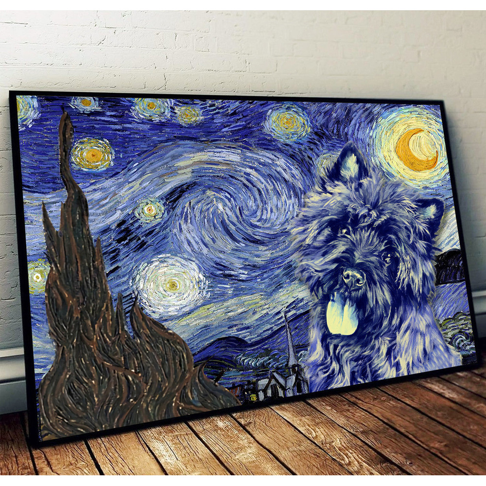 Cairn Terrier Poster & Matte Canvas - Dog Wall Art Prints - Painting On Canvas.jpg