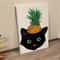 Cat Portrait Canvas - Pineapple Kitty Canvas Print - Cats Canvas Print - Canvas With Cats On It - Furlidays.jpg