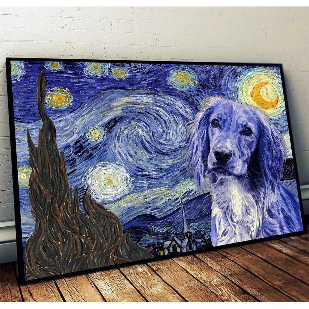 Cocker Spaniel Poster & Matte Canvas - Dog Wall Art Prints - Painting On Canvas.jpg