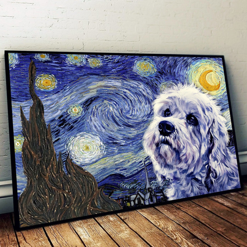 Dandie Dinmont Poster & Matte Canvas - Dog Wall Art Prints - Canvas Wall Art Decor.jpg