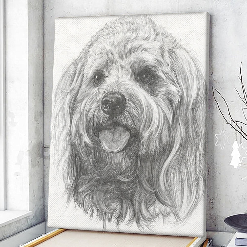 Dog Portrait Canvas - Cock-a-poo Canvas Print - Dog Canvas Art - Dog Wall Art Canvas - Furlidays.jpg